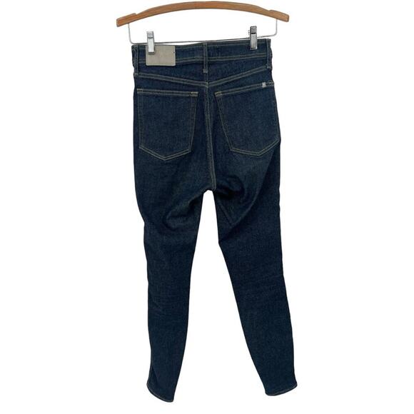 EVERLANE The Way High Clean Front Skinny Jeans Dark Indigo Women's Size 27 - Picture 5 of 12